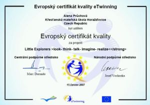evropsk certifikt kvality